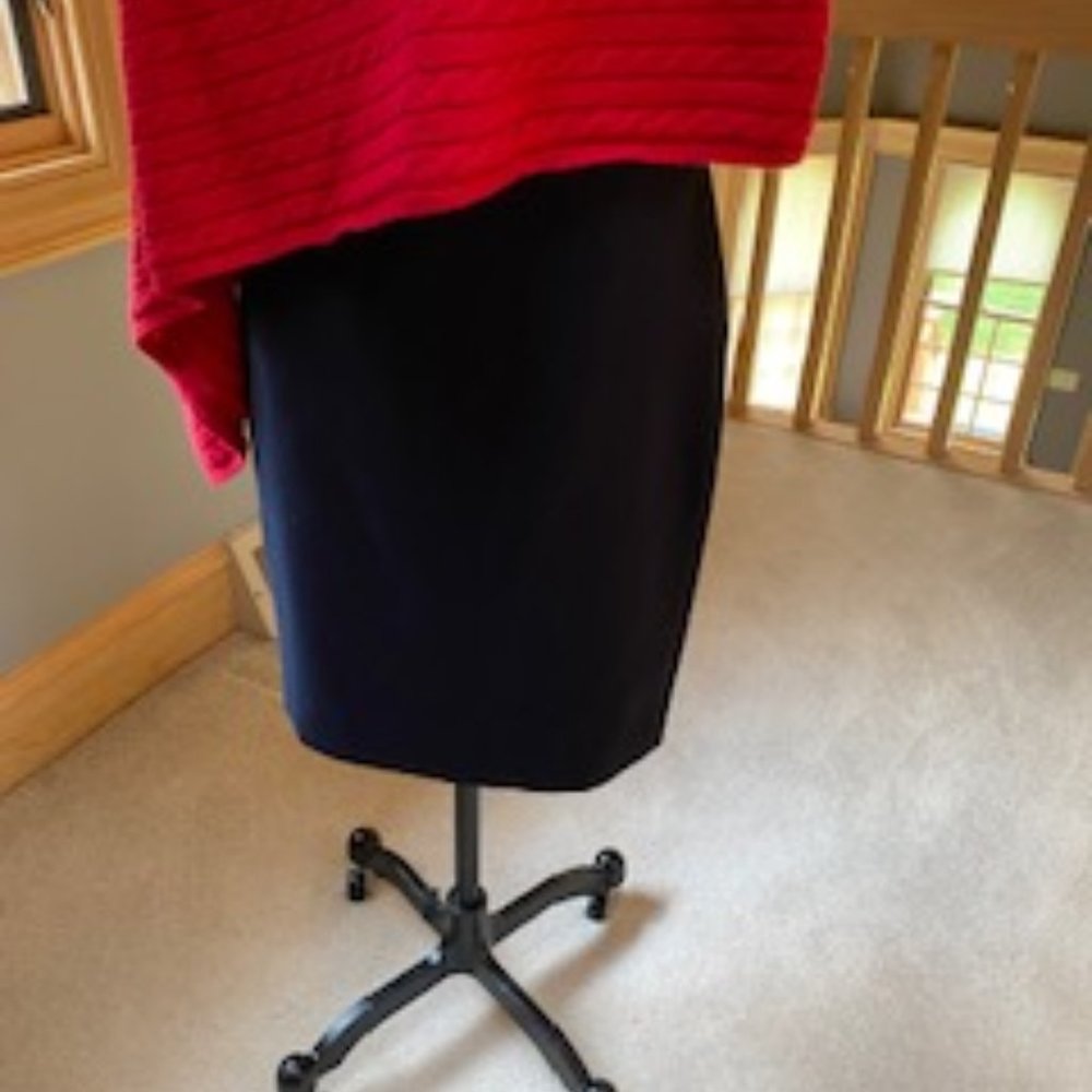 J Crew Navy Pencil Skirt